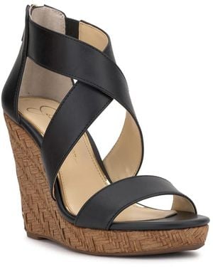 Jessica Simpson Jinxxi Wedge Sandal - Black