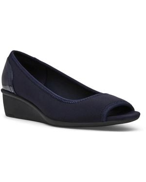 Anne Klein Waylynn Wedge Pump - Blue
