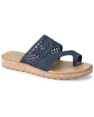 BareTraps Wide Width Gibby Sandal - Blue