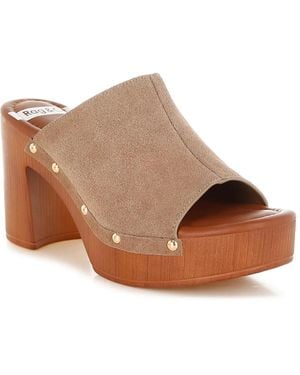 Rag & Co Masaki Platform Sandal - Brown