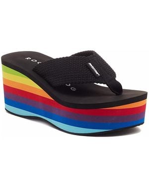Rocket Dog Crush Pride Wedge Sandal - Black