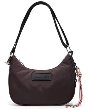 HUNTER Loop Back Crossbody Bag - Black