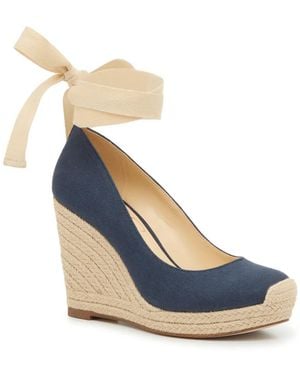 Jessica Simpson Ziven Espadrille Wedge Pump - Blue