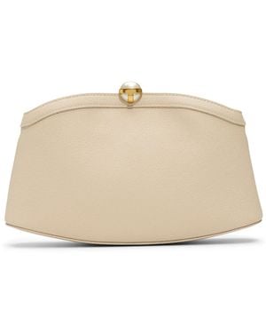 Ted Baker Aster Leather Clutch - Natural