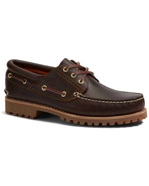 Timberland Authentic 3Eye Lug Handsewn Boat Shoe - Brown
