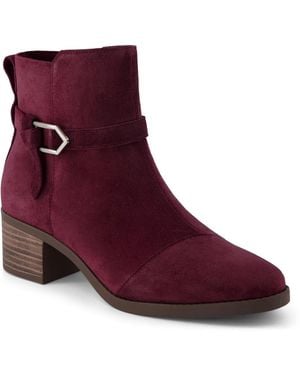 TOMS Delilah Buckle Boot - Red