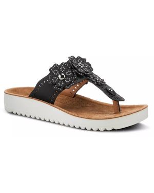 Flexus by Spring Step Bayview Wedge Sandal - Black
