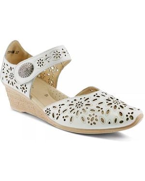 Spring Step Nougat Pump - White