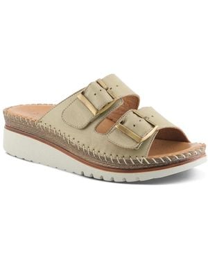 Spring Step Minisia Wedge Sandal - Green