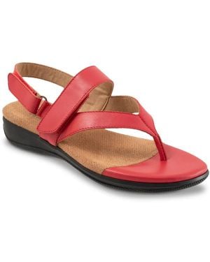 Softwalk Tracy 2.0 Wedge Sandal - Red