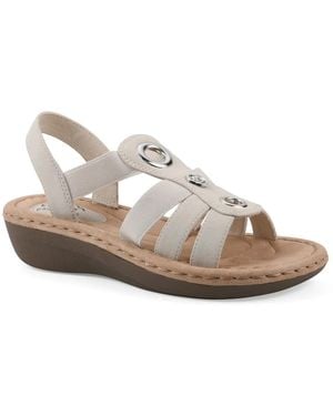 White Mountain Casimir Wedge Sandal - White