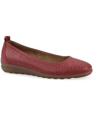 White Mountain Cortney Ballet Flat - Red