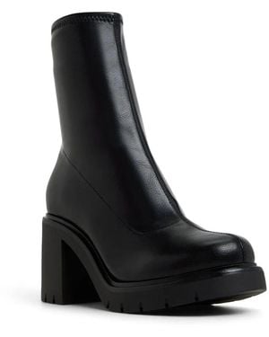Call It Spring Maelie Platform Bootie - Black
