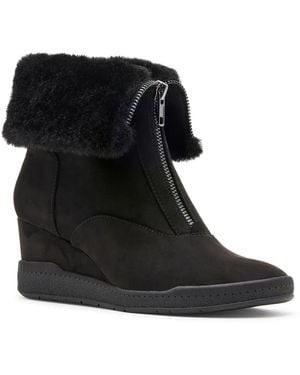 Anne Klein Manor Wedge Bootie - Black