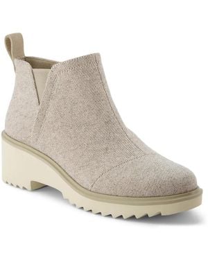 TOMS Maude Wedge Bootie - Black
