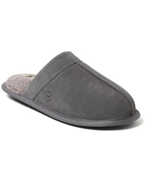 Dearfoams Kirk Scuff Slipper - Gray
