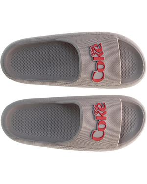 Coca Cola Cocacola Diet Coke Pillow Slide Sandal - Gray