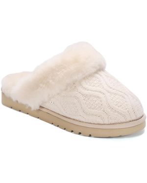Mykos Lia Slipper - White