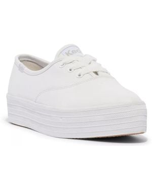 Keds Point Platform Sneaker - White