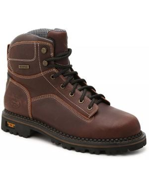 Georgia Boot Amp Lt Logger Work Boot - Brown