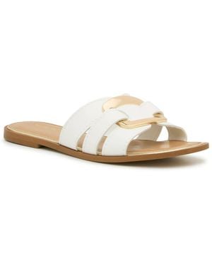 Coach and Four Uno Sandal - White