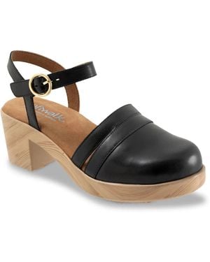 Softwalk Fillmore Platform Clog - Black