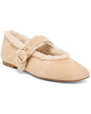 Dolce Vita Mella Plush Mary Jane Flat - Natural