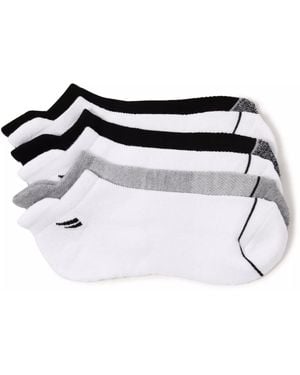 Mix No 6 Athletic No Show Socks 6 Pack - Black