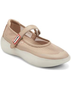 HUNTER Mire Mary Jane Flat - Black