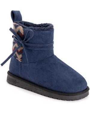Muk Luks Teenie Bootie - Blue