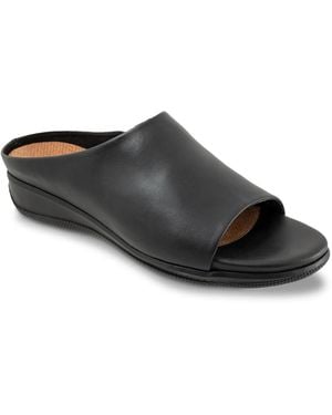Softwalk Turner Wedge Sandal - Black
