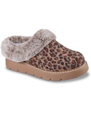 Skechers Bobs Keepsakes Lite Snug Spotz Slipper - Brown