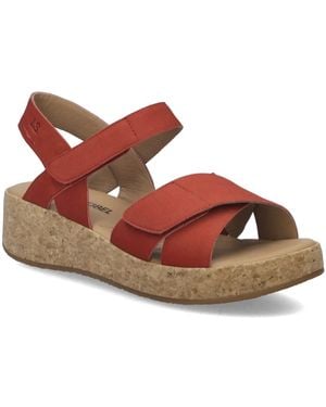 Josef Seibel Evita 03 Wedge Sandal - Brown