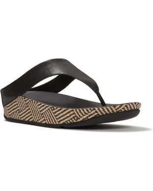 Fitflop Lulu Lux Wedge Sandal - Black