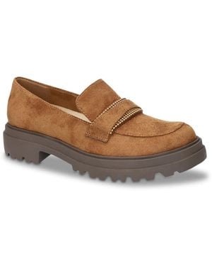 Bella Vita Pulse Platform Loafer - Brown