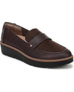 Dr. Scholls Webster Cloud Wedge Loafer - Black