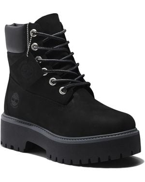 Timberland Stone Street Waterproof Platform Bootie - Black