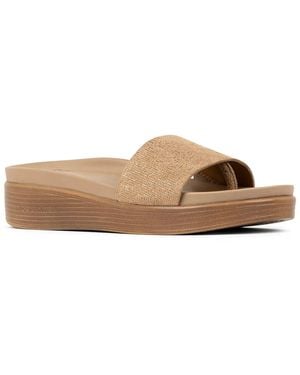 Donald J Pliner Fiji Wedge Sandal - Brown