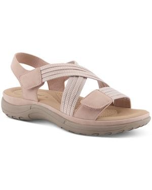 Flexus by Spring Step Crossbeam Wedge Sandal - Pink