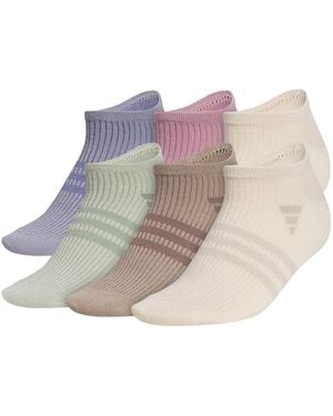 adidas Superlite 3.0 No Show Socks 6 Pack - Multicolor