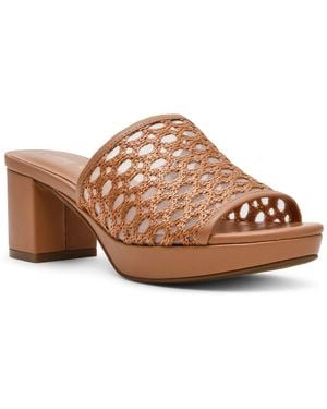 Anne Klein Paros Platform Sandal - Brown