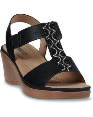 Good Choice Elisa Wedge Sandal - Black