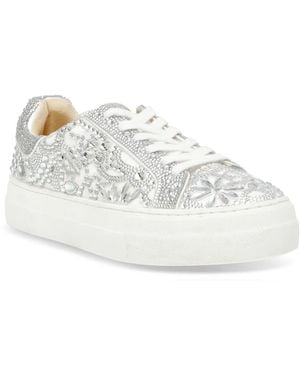 Betsey Johnson Reily Platform Sneaker - White
