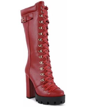 LONDON RAG Magnolia Boot - Red
