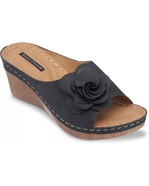 Good Choice Tokyo Wedge Sandal - Blue