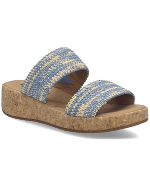 Josef Seibel Evita 02 Wedge Sandal - Blue