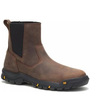 Caterpillar Wheelbase Steel Toe Work Boot - Black