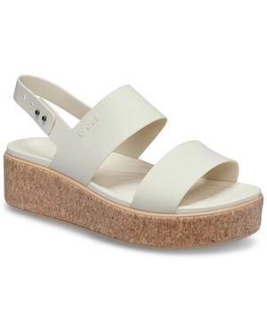 Crocs™ Brooklyn Low Wedge Sandal - White