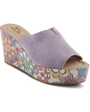 Spring Step Laylani Wedge Sandal - Purple
