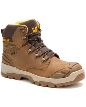 Caterpillar Striver Xl Steel Toe Waterproof Work Boot - Brown